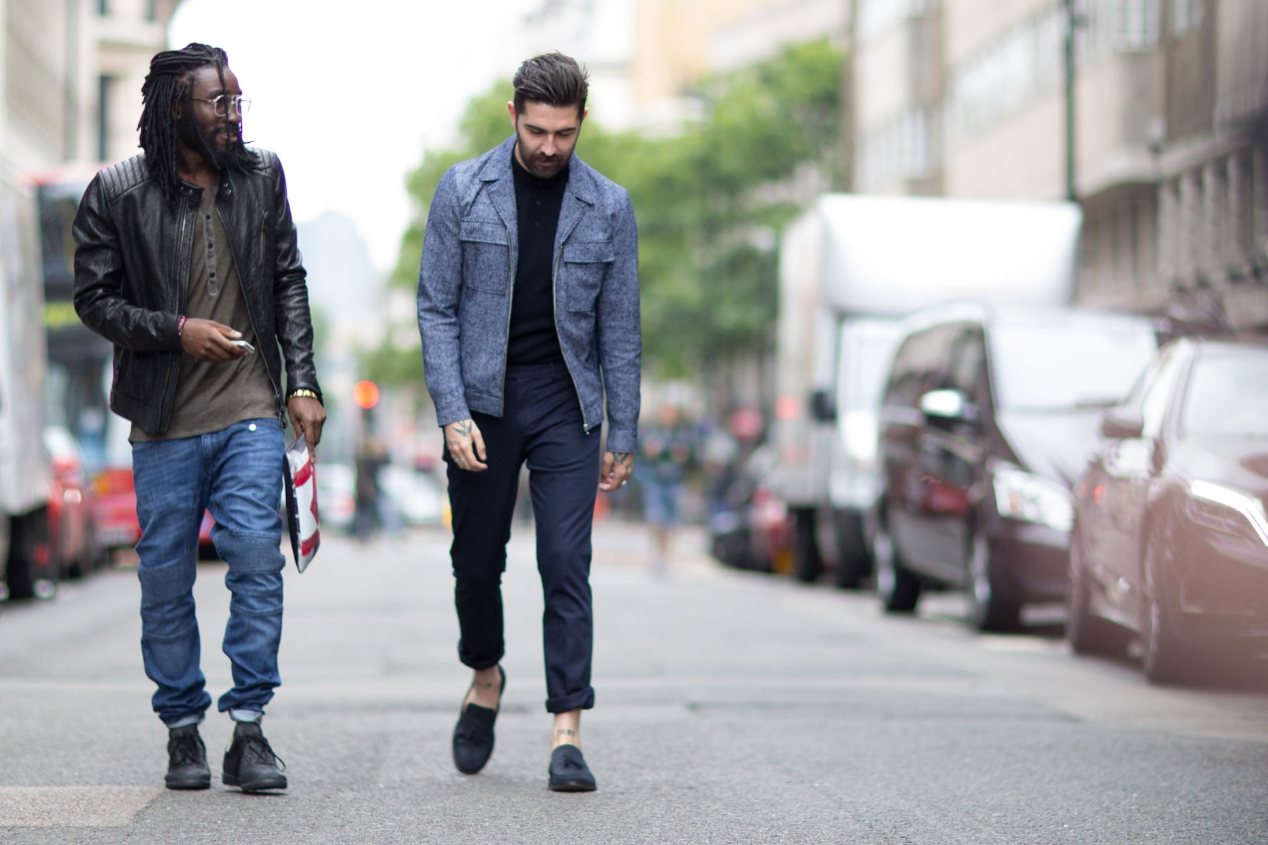 street style mens show the impression