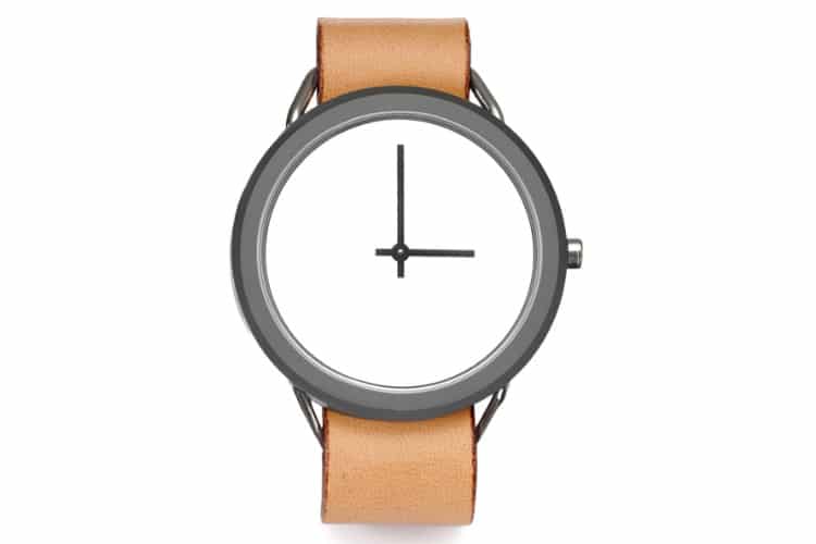 cheap leather band watches