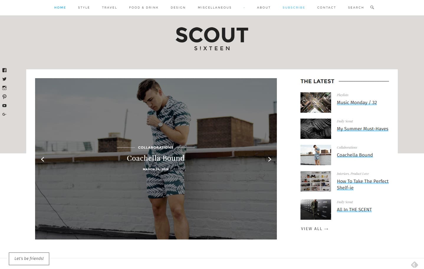 scout sixteen blog