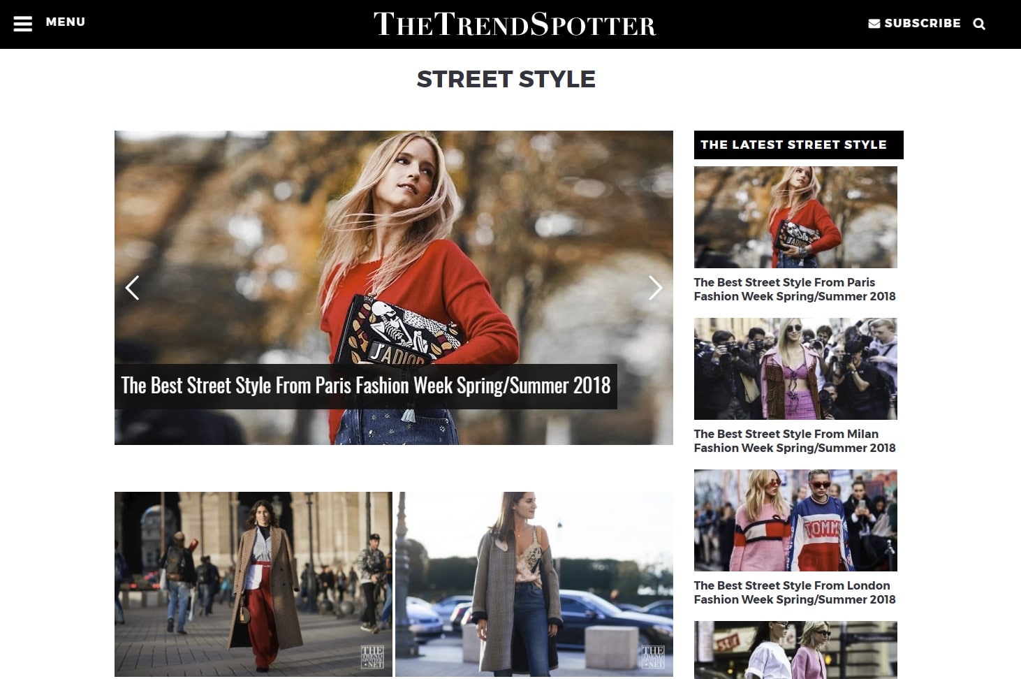 the trend spotter blog