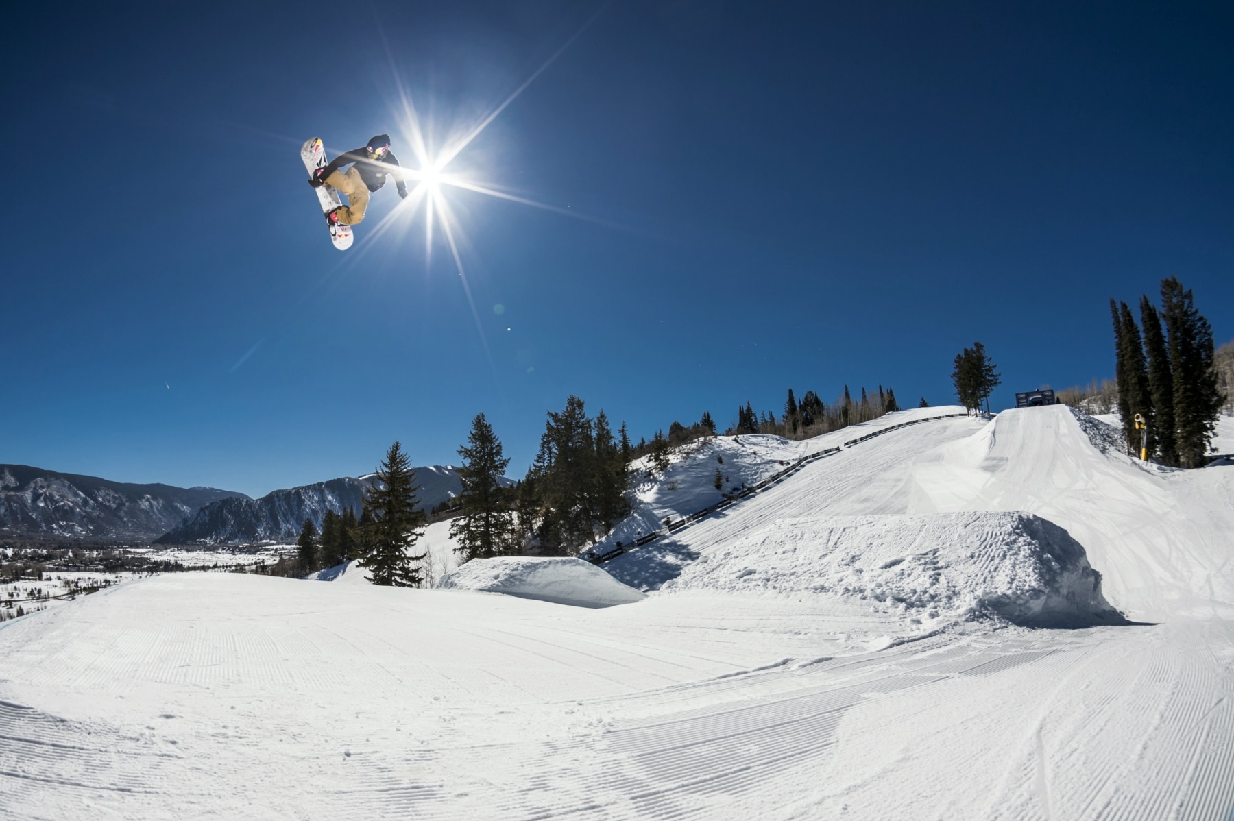 scotty james playing on the snow