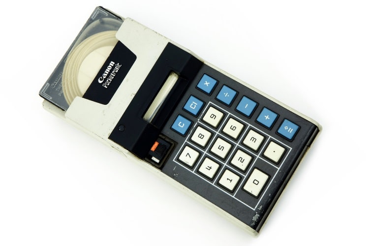 canon pocketronic calculator
