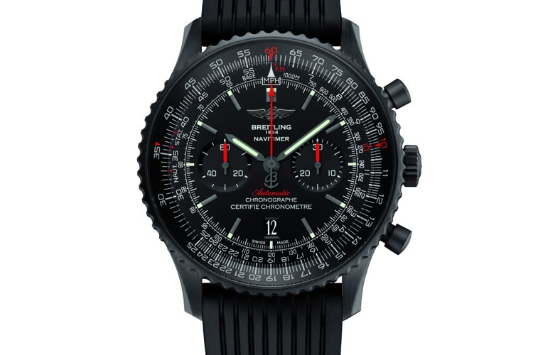 breitling navitimer 46 blacksteel