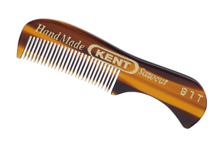 kent toothed moustache beard comb