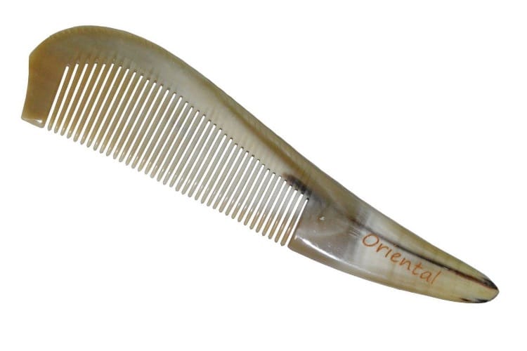 oriental natural ox horn comb