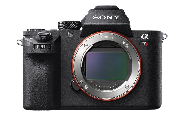 sony a7r ii camera front view