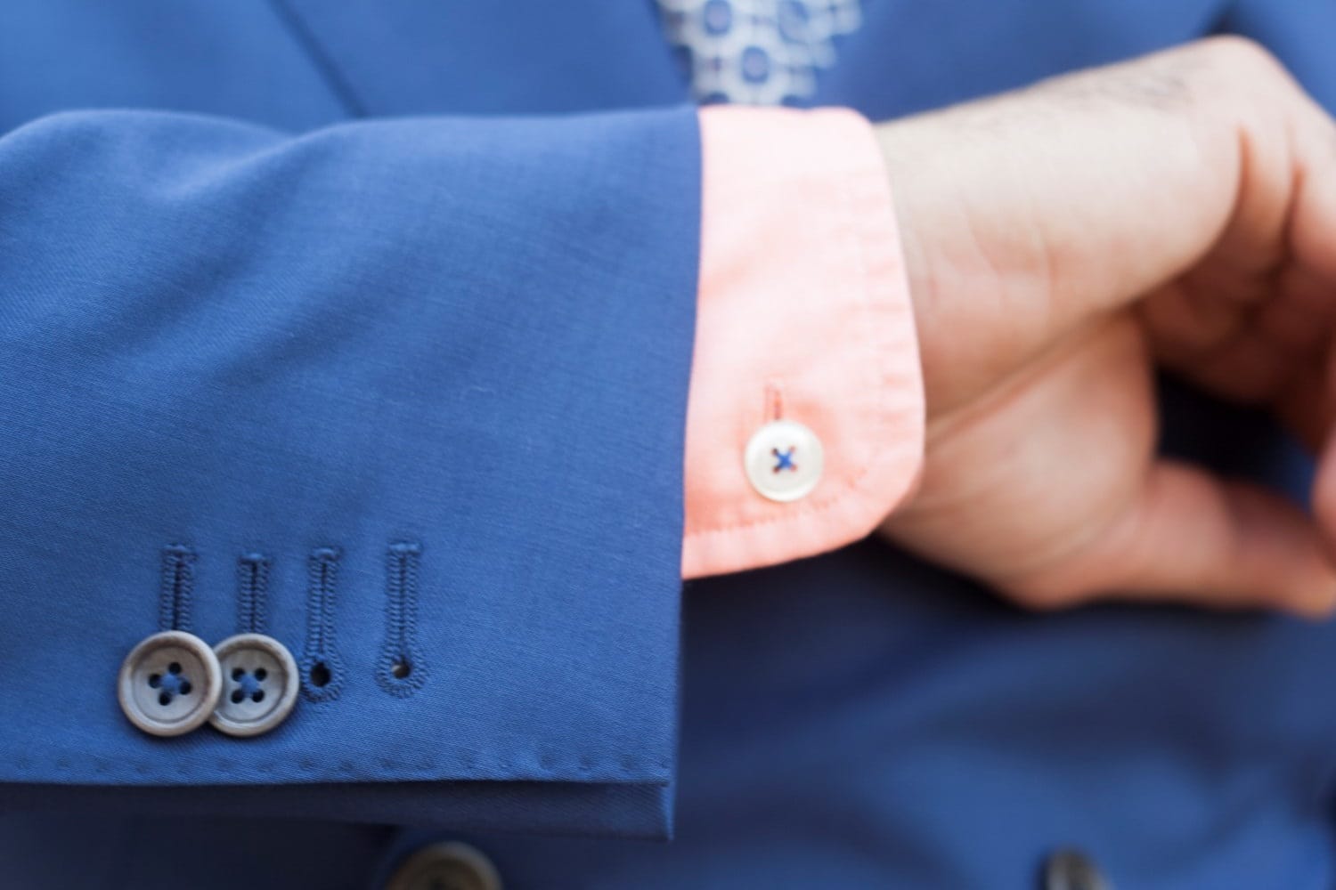 tailored suit button