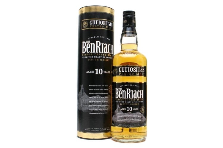benriach curiositas 10 year whisky 