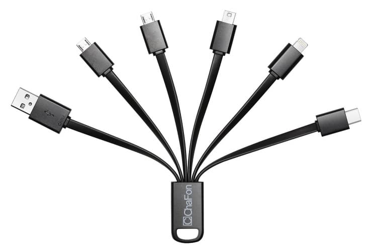 6 in 1 usb charging cable