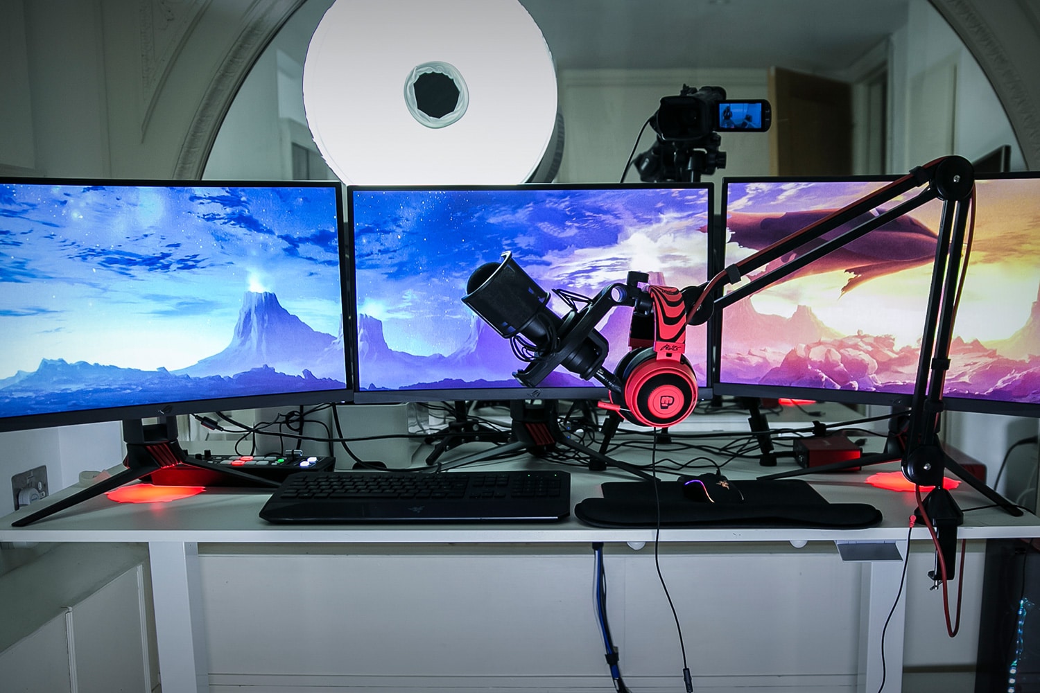 Pewdiepie S Camera Desk Setup Gear Behind All That Money