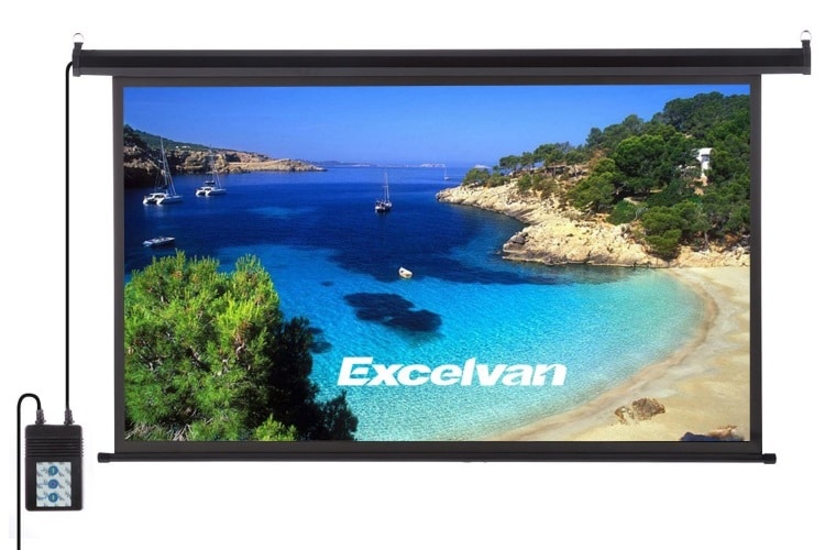 excelvan portable 100 inch wall hd 4k projector screen