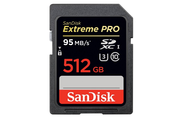sandisk extreme pro 512 gb sdhc uhs-i card