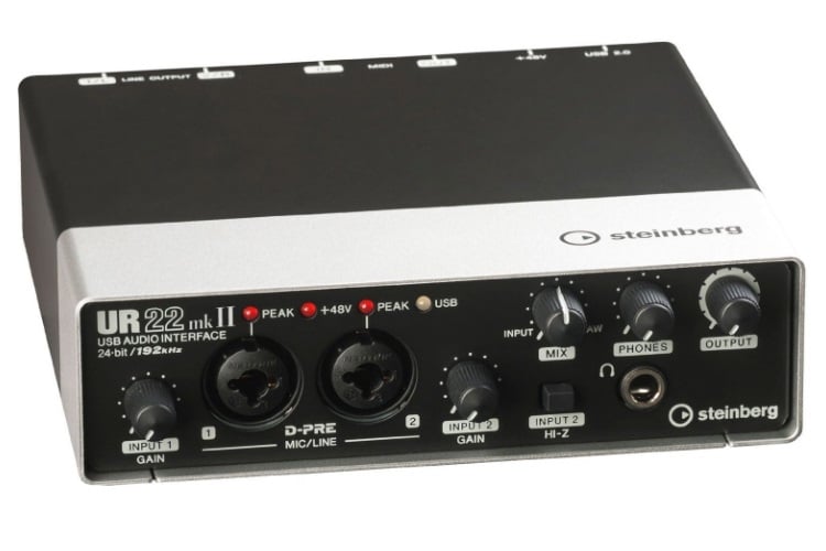 steinberg ur22mkii 2 channel usb interface