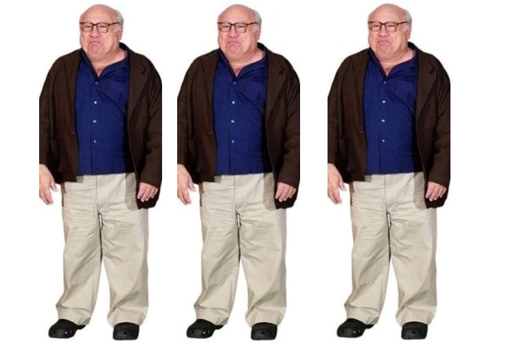 danny devito cardboard cutout