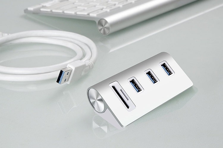 cateck bus powered usb 3.0 aluminum hub setup