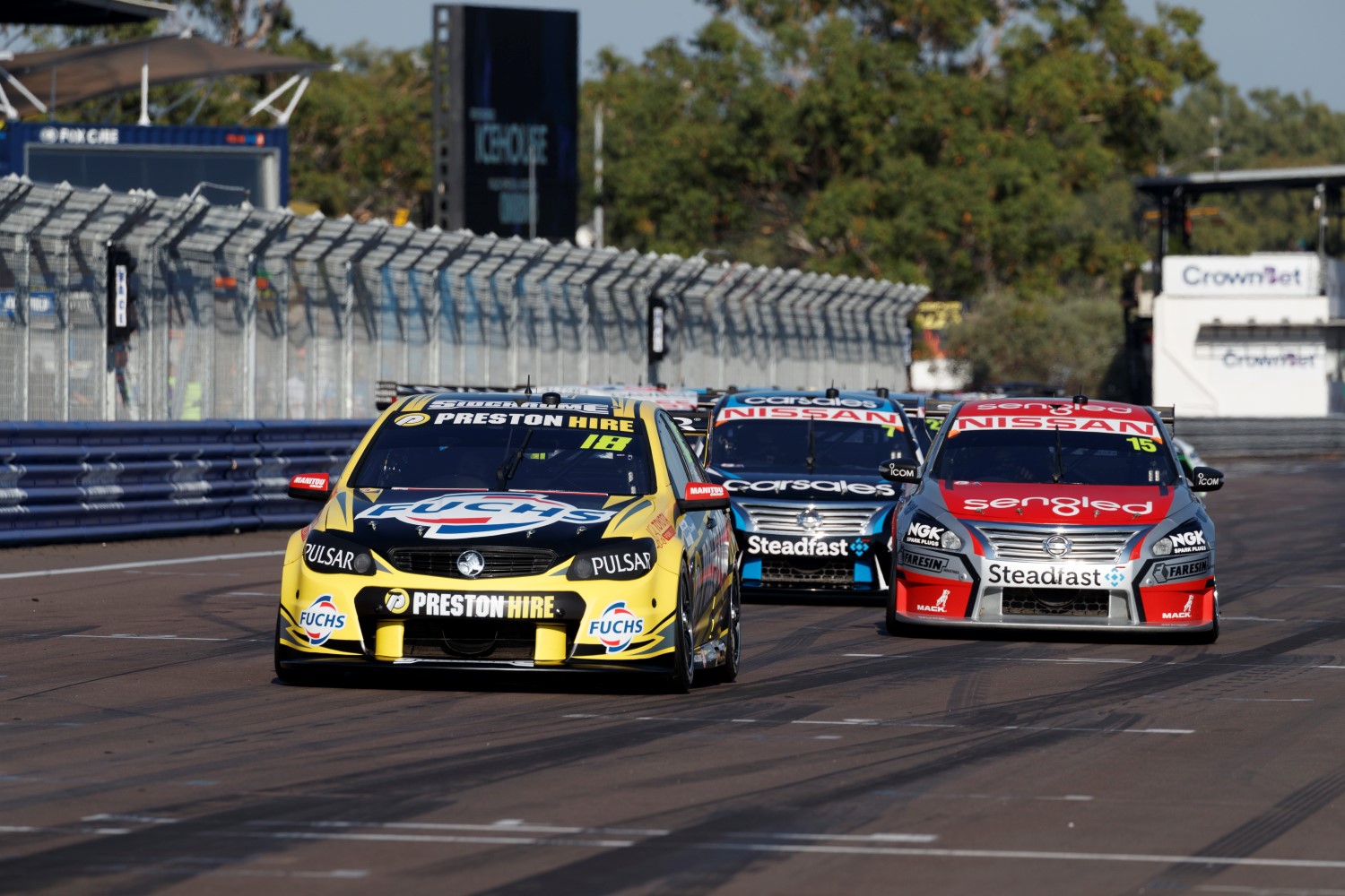 supercars championship cars on the ground