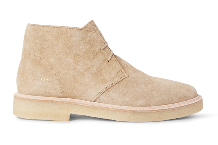 common projects suede chukka boots