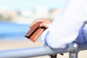 stylish minimalist kangaroo leather wallets