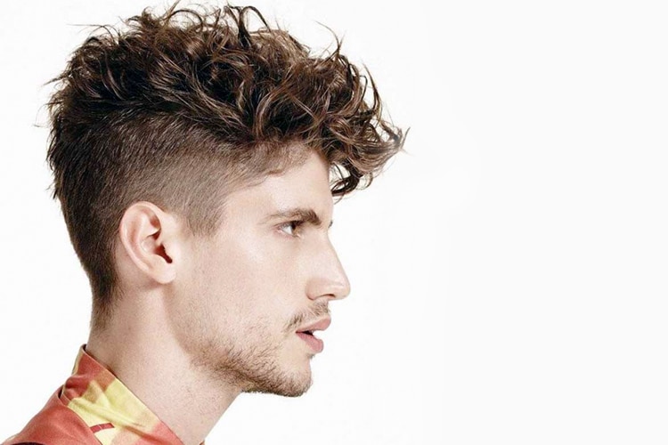 undercut hairstyle wavy hair