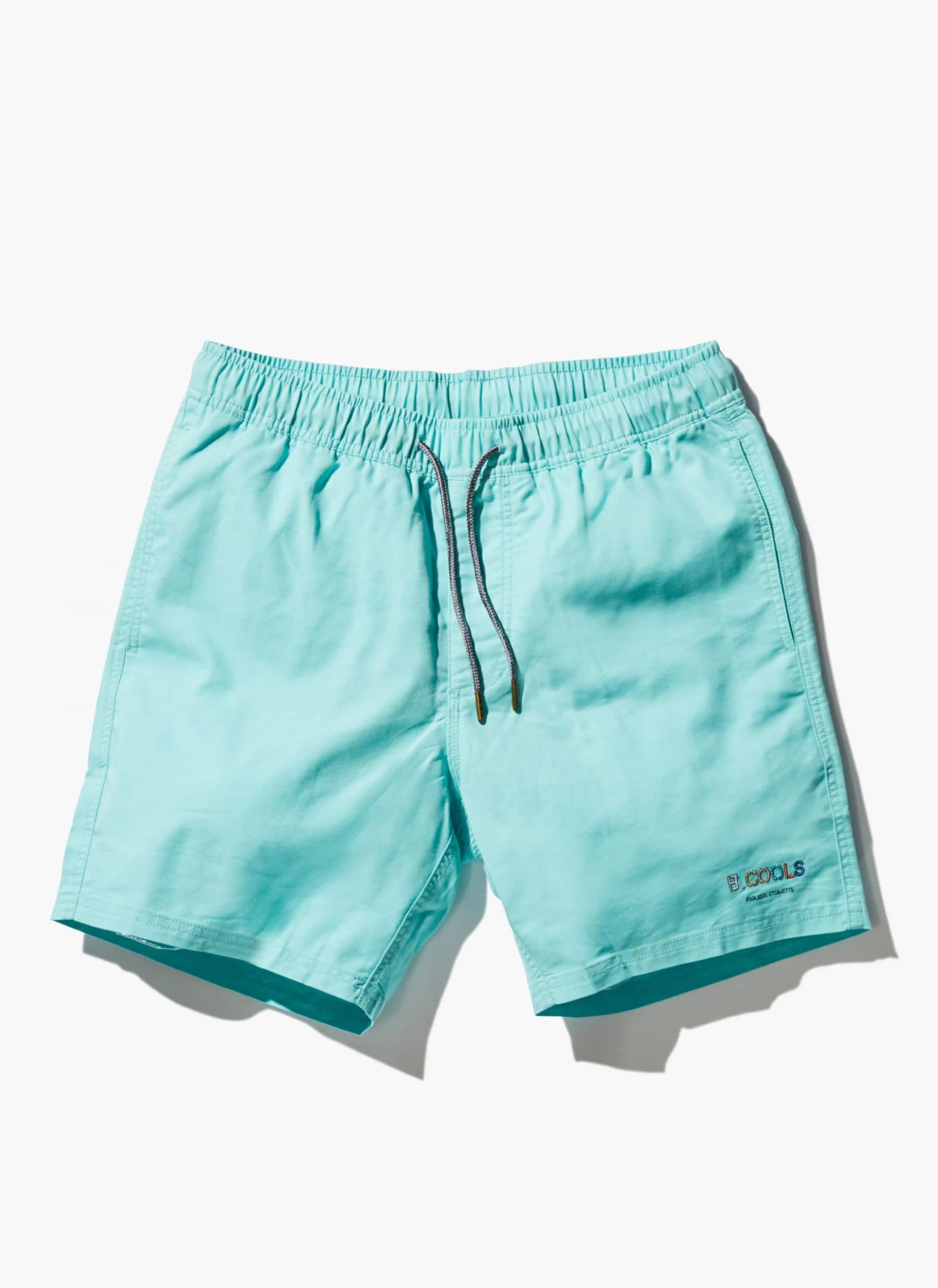 barney cools cyan color shorts