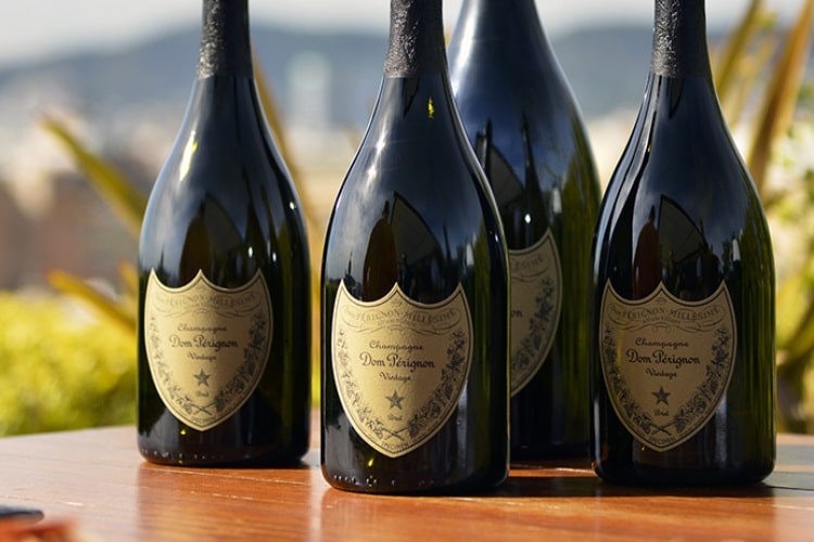 Dom Perignon Vintage luminous label