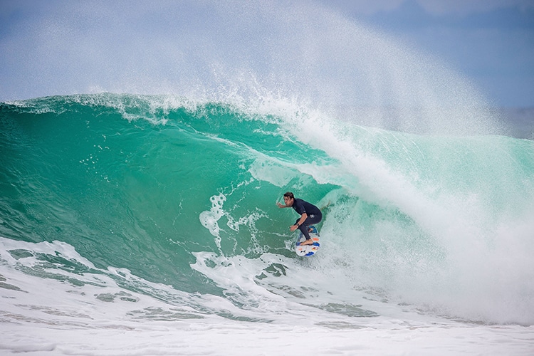 julian wilson in the namibia ocean