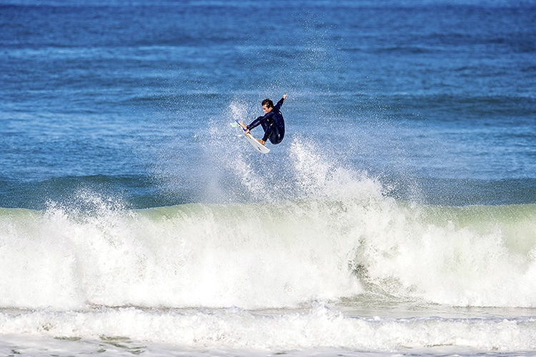 surfer julian wilson in the ocean