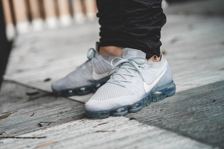 wearing nike vapormax