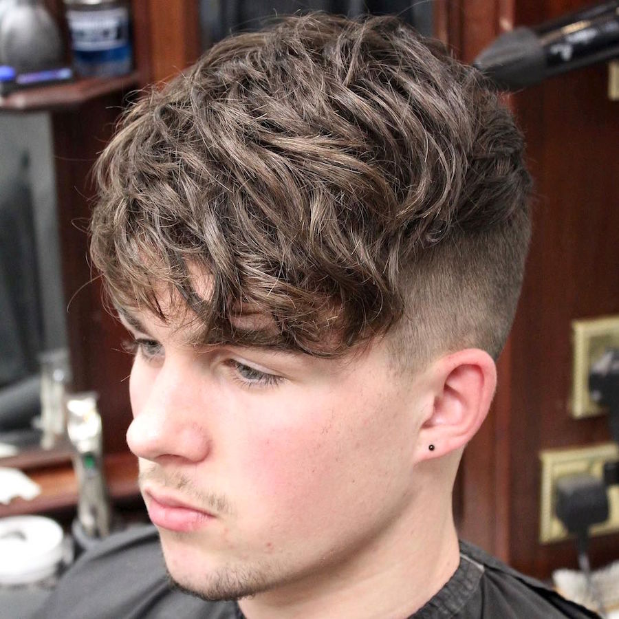 Bangs Undercut Hairstyle Men 2017 