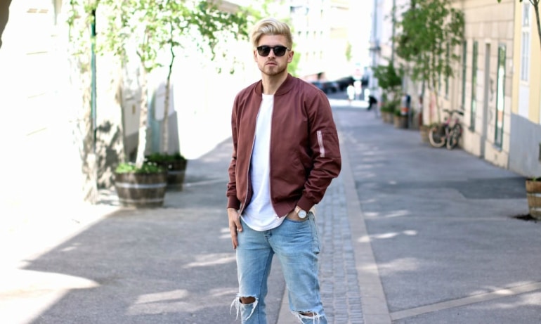 black pants pink shoes