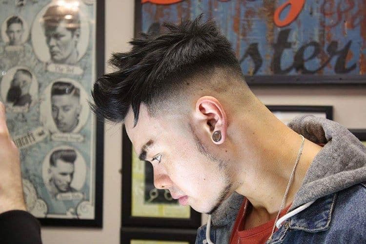 10 Faux Hawk Haircuts Hairstyles For Men Man Of Many