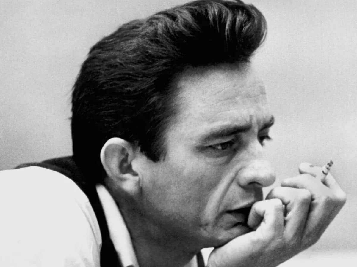 Johnny Cash Quiff haircut