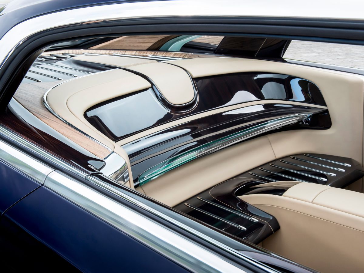 Interior of Rolls Royce Sweptail