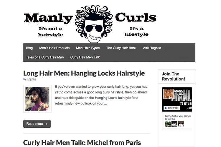 manly curls men's hairstyle blog