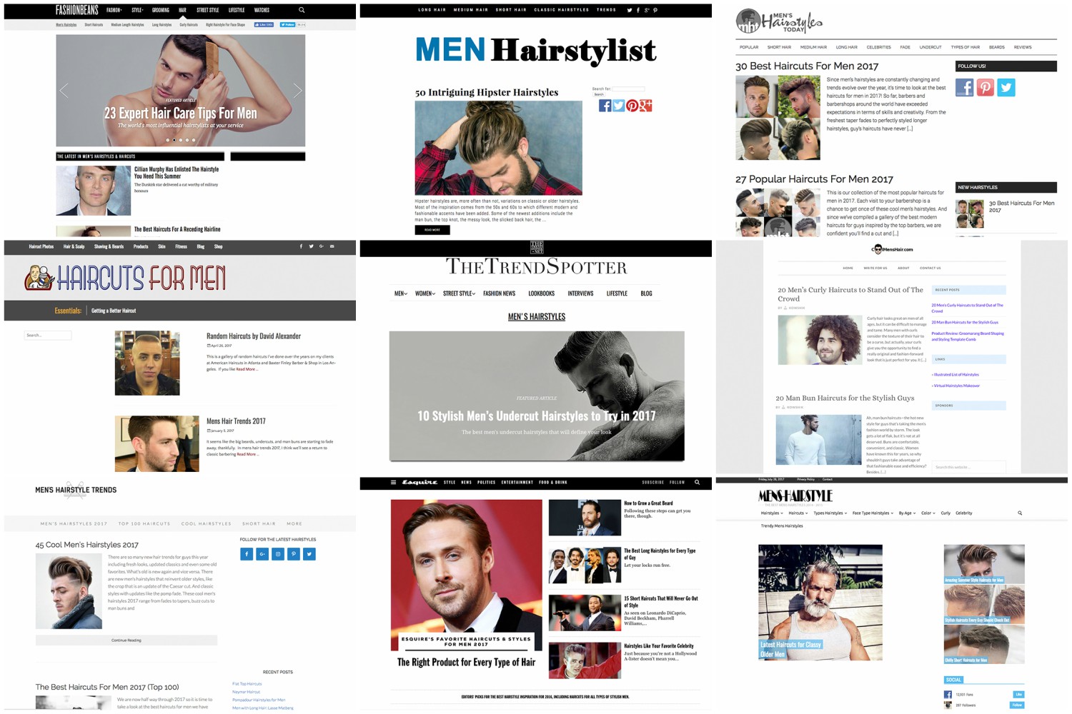 Hairstyles For Men Suggest Best One to Your Salon Clients