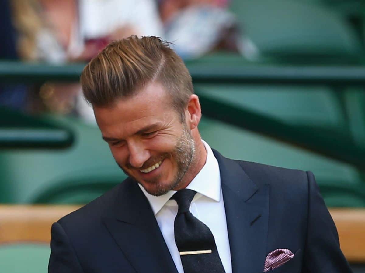 David Beckham with Classic Faux Hawk hairstyle