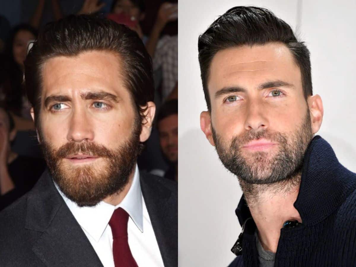 Jake Gyllenhaal and Adam Levine in beards