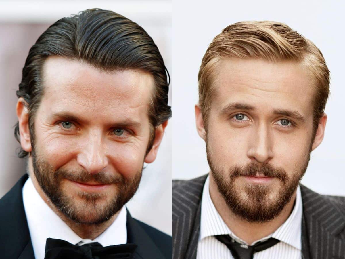 Bradley Cooper and Ryan Gosling with beards