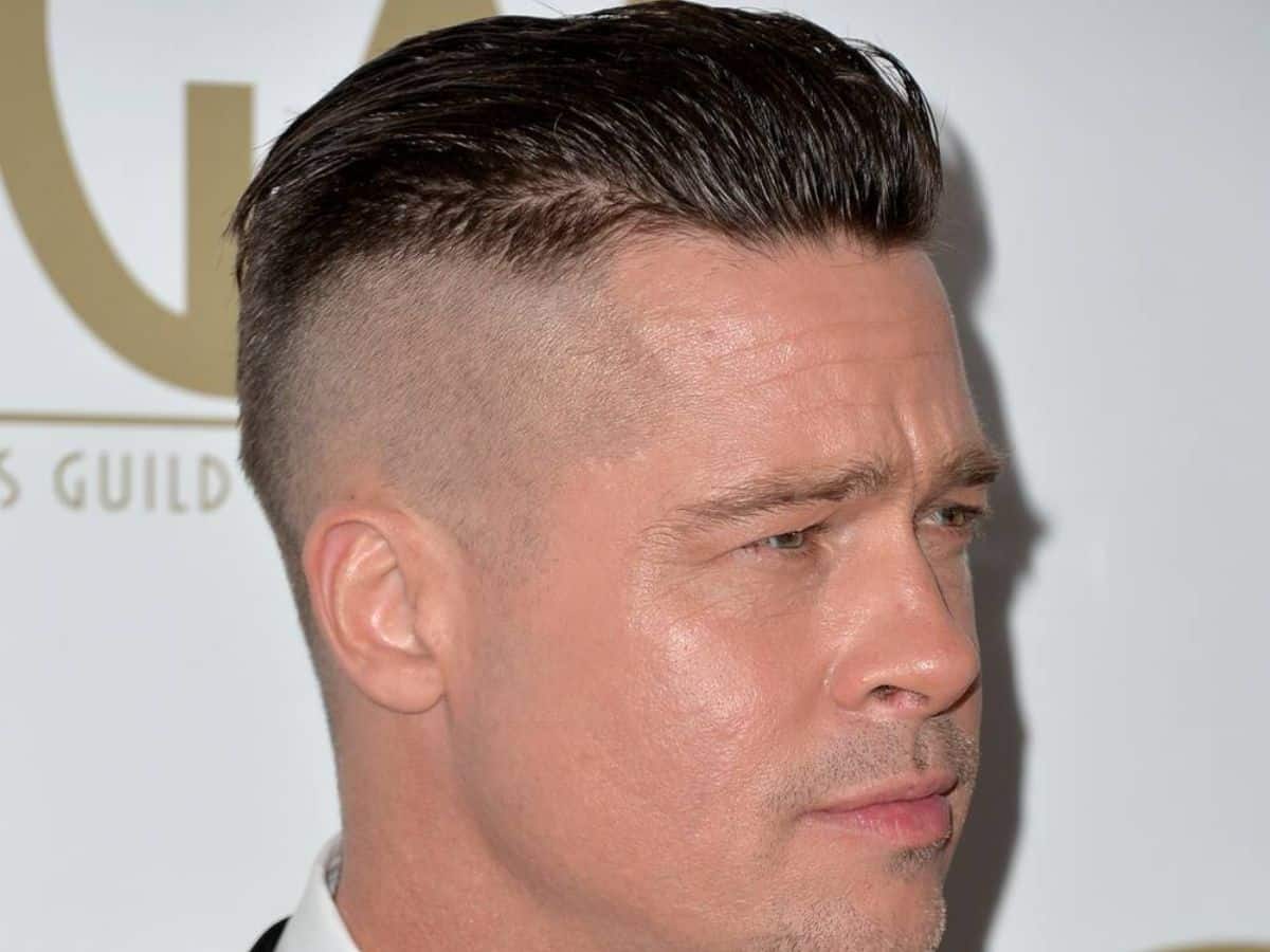 Brad Pitt in Slicked Back Cut