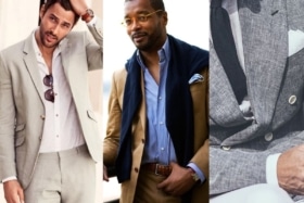 Tips for wearing a mens linen suit 1