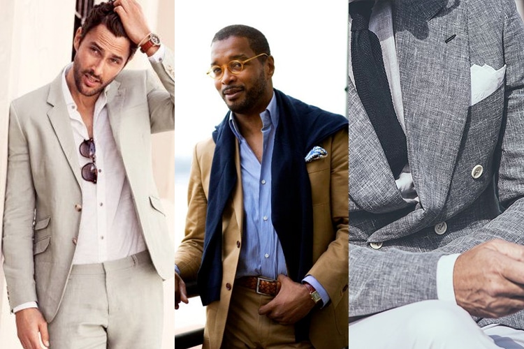 linen suits for men