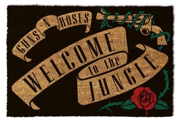 guns n roses welcome to the jungle doormat