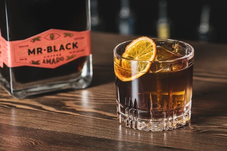 original mr black coffee amaro italian liqueur