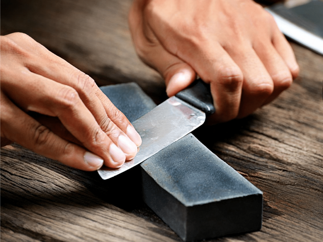 How to Sharpen a Knife Like a Professional Man of Many