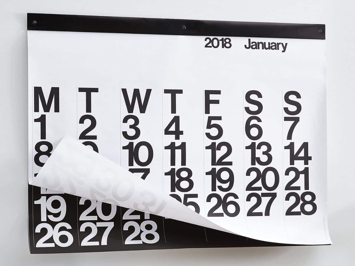 Stendig Wall Calendar 2018 