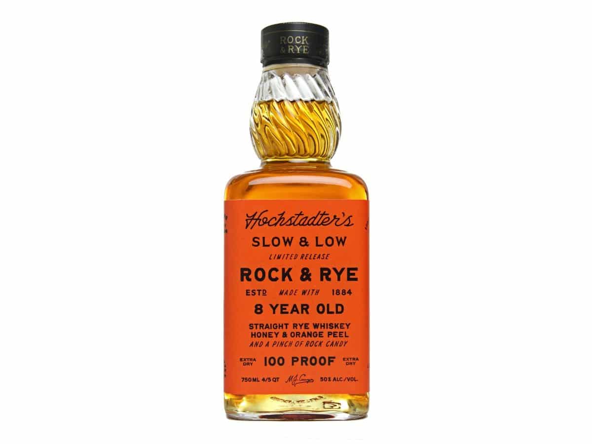 Hochstadters slow low rock and rye 6 year 100 proof