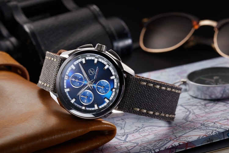 zelos launch automatic chronograph zx series