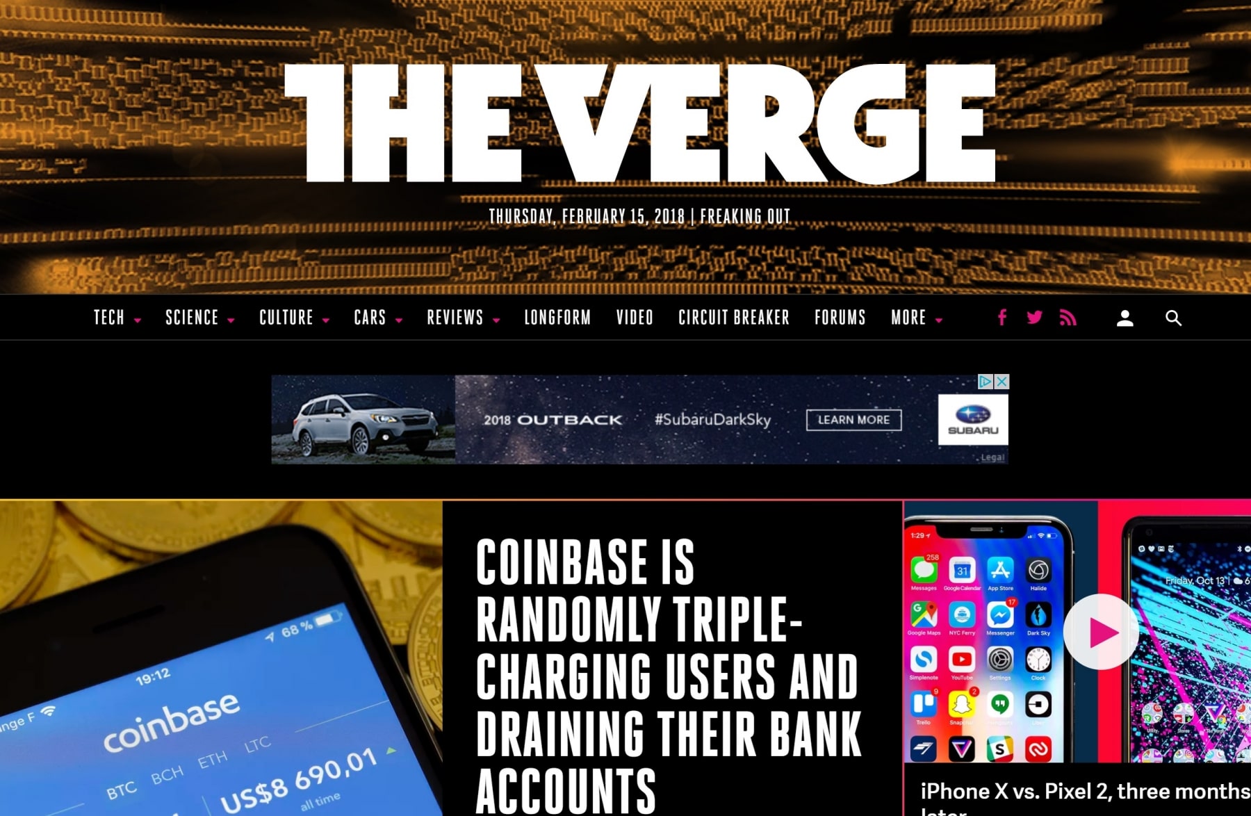 the verge best website