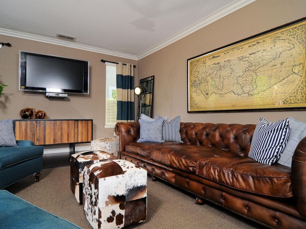 sleek masculine living room ideas