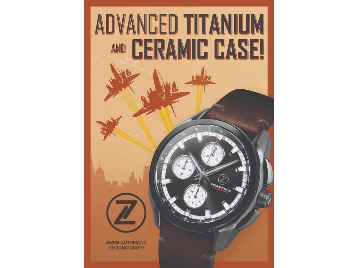  zelos watch advanced titanium and ceramic case